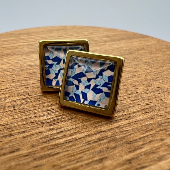 Boho Chic Classic Round & Square Stud Earrings - Elegant Chic Stud Earrings - Picture 14 of 14